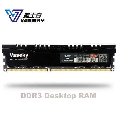 Vaseky 2gb 4GB 8GB 4G 8G 2g PC Memory RAM Memoria Module Computer Desktop PC3 DDR3 12800 10600 1600MHZ  1333mhz 16gb 32gb ► Photo 1/6
