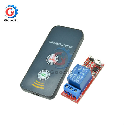 DC 5V 12V 1 Channel Relay Module Infrared IR Remote Switch Control 1 CH Relay Driving Board Controller for Electronic ► Photo 1/6