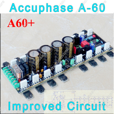 AL3 Improved ACCUPHASE A-60 Amplifier For DIY Audio Amplifier,DC Current Negative Feedback,Doubled Output Transistors,200W Out ► Photo 1/1