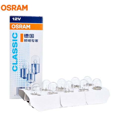 10pcs OSRAM 5007 R5W BA15s 12V 5W Original Line Metal Bases License Plate Light Brake Lamps Germany OEM Car Halogen Bulb ECE ► Photo 1/5