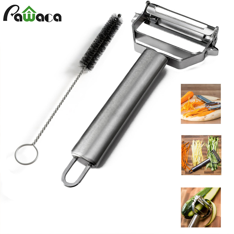 Stainless Steel Peeler - Dual Julienne & Vegetable Peeler for Kitchen,Ultra  Sharp Peelers for Potato, Carrot, Fruit, Kitchenware Dishwasher Safe