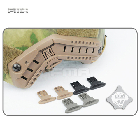 FMA Goggle Swivel Clips Set For Helmet Side Rails Wargame Paintball Airsoft Tactical Combat Plastic Mount Helmets Accessory ► Photo 1/6