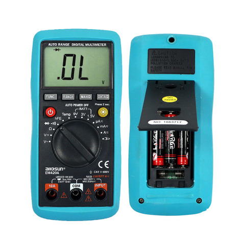 all-sun EM420A Digital Multimeter Continuity Diode Transistor Battery Tester Measuring Current With AC/DC Multimeter ► Photo 1/6