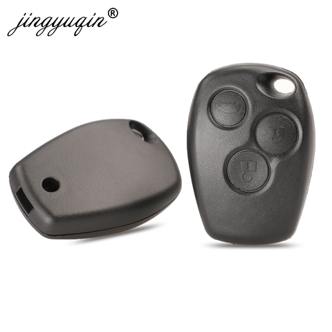 jingyuqin Without Blade 3 Button Remote Key Shell Case for Renault Logan Sandero Clio Fluence Vivaro Master Traffic ► Photo 1/3