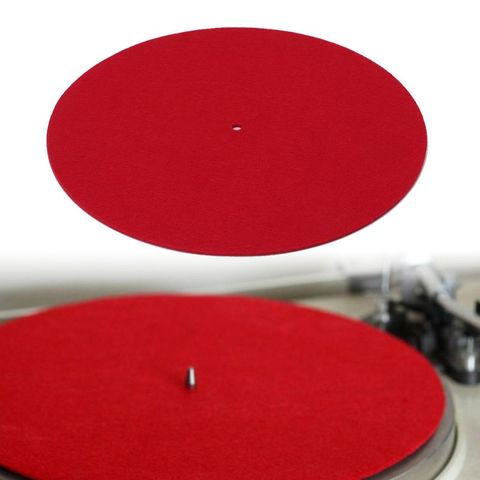 Turntable Mat Slipmat Audiophile 3mm Felt Platter Vinyl Record Players Anti-Vibration Durable Anti-Static Jan-12 ► Photo 1/6