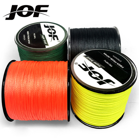 JOF 500M 300M 100M Multicolour PE Braided Wire 8/4 Strands Multifilament Japanese Fishing Line ► Photo 1/6
