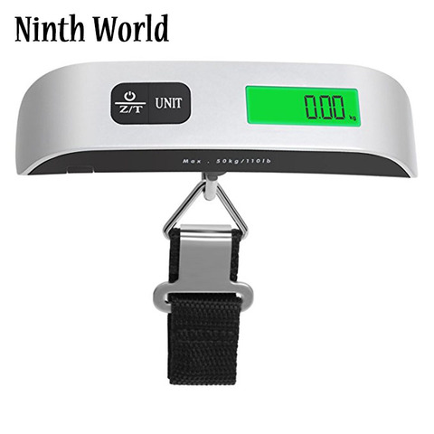 Portable Hand Held Hook Backlight Electronic Scale Digital Travel Suitcase Luggage Hanging Scales Weighing Balance 110 Lb/50 Kg ► Photo 1/1