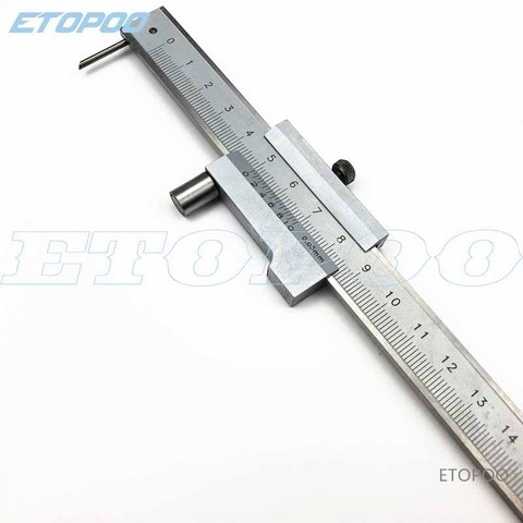 0-200MM Vernier Caliper With Carbide Scriber Parallel Marking Gauging Ruler Marking Measuring Instruments Parallel Cross Caliper ► Photo 1/6