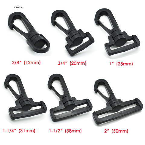 2pcs 6 Size Pick Webbing 1/2~2 Plastic Swivel Snap Hooks Hardware Side  Release Buckle Paracord Backpack Straps Bag Parts - Price history & Review, AliExpress Seller - MEIGEMEI Official Store