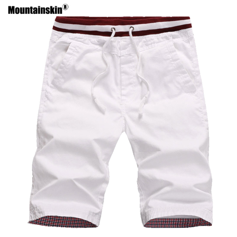 Mountainskin 4XL Men's Summer Shorts Men Beach Shorts Cotton Casual Shorts Breathable homme Men Brand Clothing SA411 ► Photo 1/6