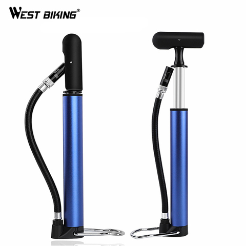 WEST BIKING Bike Pump Bicycle Tire Portable Inflator Air Pump 100PSI Mountain Road Bike Accessories for Cycling MTB Bicycle Pump ► Photo 1/6