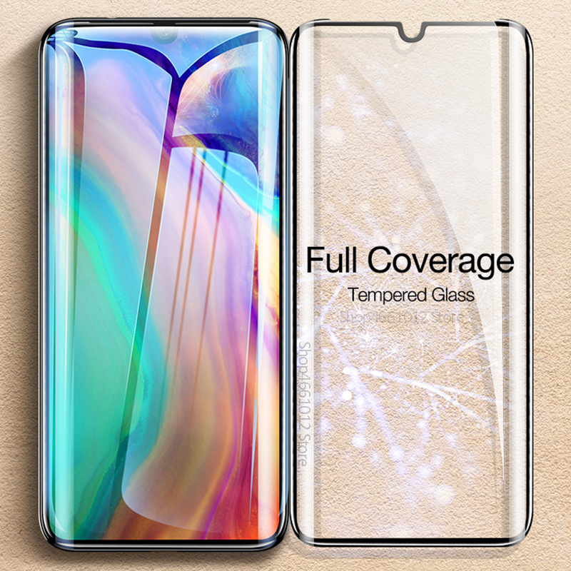 Curved Edge For Huawei P30 Pro Lite Light Protective Glass Glass On Huawai P30lite P30pro Film Full Cover Screen - Price history & | AliExpress Seller - Accessories Hunt