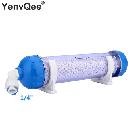 RO Refillable T33 Housing DIY Fill Water Filter Cartridge Filled  Treatment Health Softener Removal Chlorine Balls All Fittings ► Photo 1/6