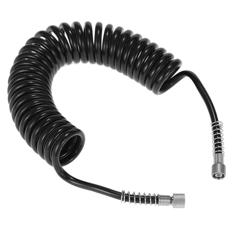 Professional 3m(10') PU Spring Coil Airbrush Air Hose with Standard 1/8