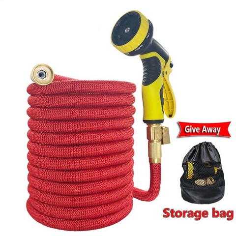 Garden Watering Hose Telescopic Magic Hose Elastic Rubber High Pressure Car Wash tuinslang Lawn Irrigation Sprayer For the garde ► Photo 1/1