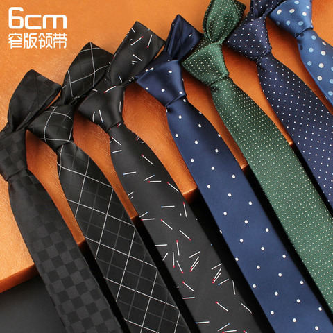 1200 Needles 6cm Mens Ties New Man Fashion Dot Neckties Corbatas Gravata Jacquard Slim Tie Business Green Tie For Men ► Photo 1/6