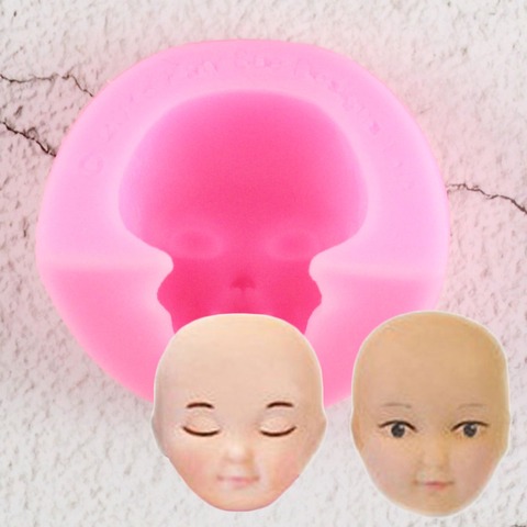 3D Baby Face Cooking Tools Silicone Mold Cake Chocolate Candy Jelly Baking Mold Fondant Cake Decorating Tools ► Photo 1/6