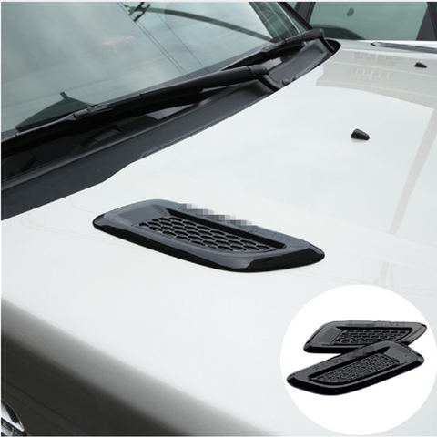 Car Accessory For Land Rover Discovery Sport LR4 For Range Rover Evoque Vogue Hood Air Vent Outlet Wing Trim Stickers 2pcs ► Photo 1/6