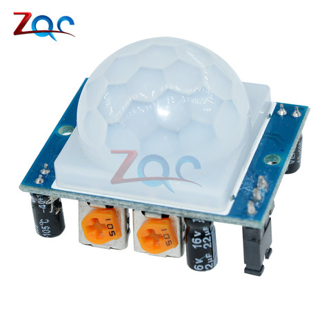 2pcs SR501 HC-SR501 Adjust IR Pyroelectric Infrared PIR module Motion Sensor Detector Module for Arduino ► Photo 1/1