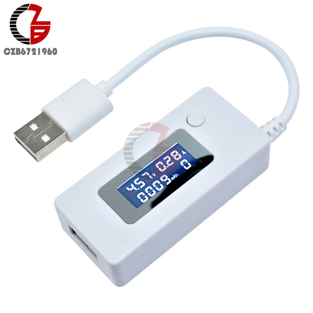 Mini USB Digital Voltmeter Ammeter Voltage Current Meter Power Capacity Tester 