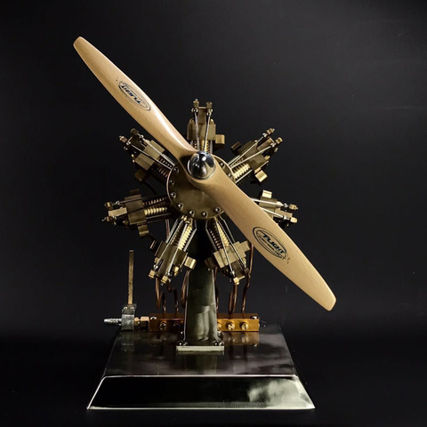 Cool ! Seven cylinder steam engine Miniature Stirling engine 'Star Seven 'model all metal model creative crafts ► Photo 1/1