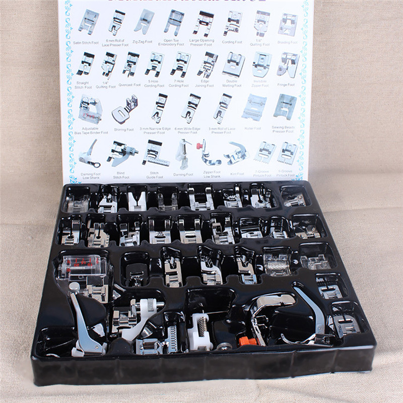 Sewing Machine Presser Foot Feet Tool Kit For Brother Singer Janome Domestic 