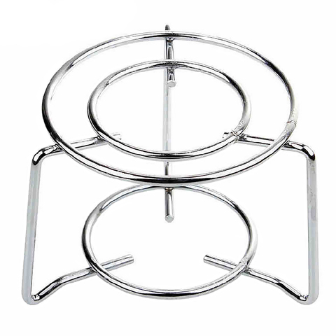 Behogar Stainless Steel Teapot Tea Pot Coffee Warmer Holder Stand Candle Alcohol Lamp Heating Stove Holder ► Photo 1/6