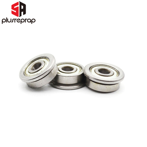 12 PCS/lot F623 ZZ Flange Bushing Ball Bearings F623ZZ 3 * 10 * 4 mm For 3D Printer Parts ► Photo 1/4