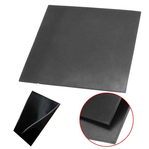 1 Piece Rubber Sheet Black Square Rubber Sheets 152X152X3mm Chemical Resistance High Temperature  Mechanical Hardware ► Photo 1/5