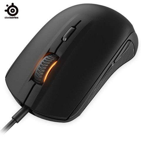 Brand New Steelseries Rival 100 Gaming Mouse Mice USB Wired Optical 4000DPI Mouse With Prism RGB Illumination For LOL CS ► Photo 1/6