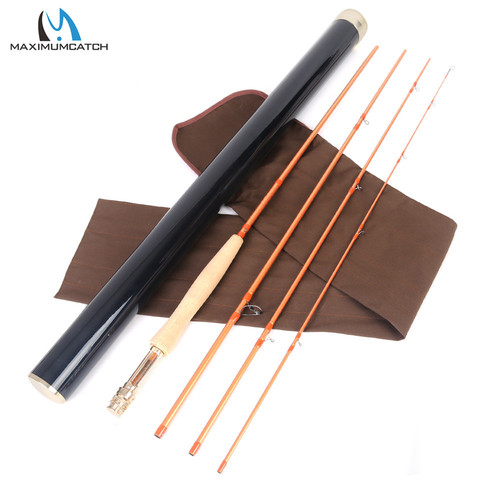 Maximumcatch Skyhigh Gold 9FT 5WT/6WT/8WT 4PCS IM12 Japanese Carbon Fly Fishing Rod Half-well Fast Action Fly Rod ► Photo 1/6