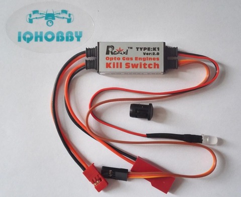 Free Shipping Rcexl Opto Gas Engines Remote Kill Switch K1 V2.0 for RC Model Gasoline Airplane ► Photo 1/4