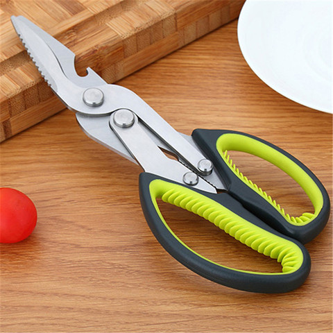 Multifunctional Stainless Steel Kitchen Scissors Shears Cutter Scissors Cooking Tools Frozen Bone Meat Cutter Kitchen Tools ► Photo 1/6