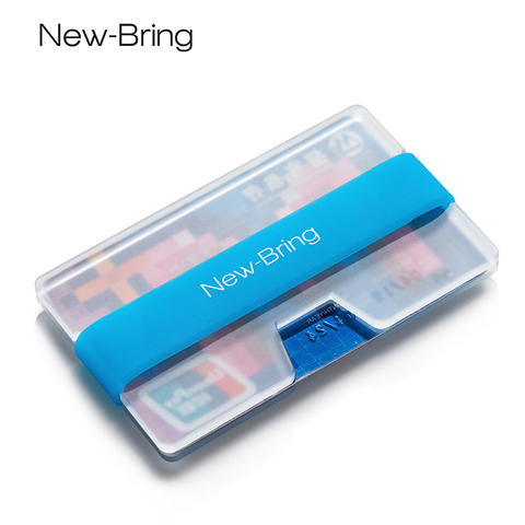 Slim Credit Card Holder Man Business Card Cases Money Small Wallet ID Holder Polycarbonate Clip Women ► Photo 1/6