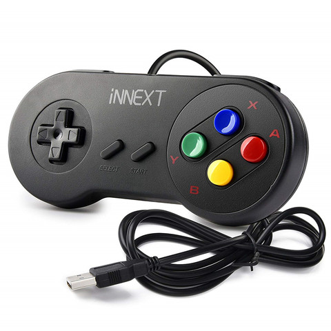 USB Gamepad Game Controller Gaming Joystick Controller for retro SNES Game pad for Windows PC MAC Computer ► Photo 1/6