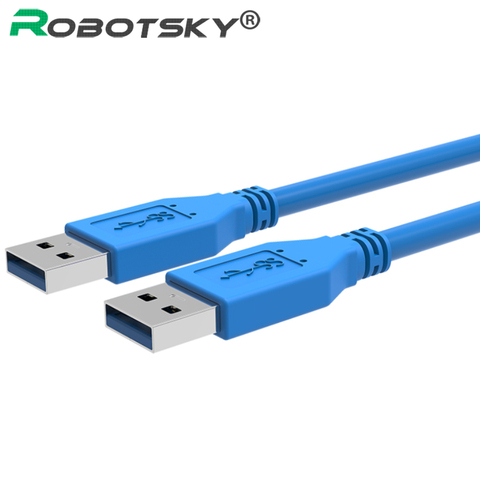 Super Speed USB 3.0 Cable Male To Male USB Extension Cable USB 3.0 Extender Data Cabo Cord For Hard Disk Cameras PC ► Photo 1/6