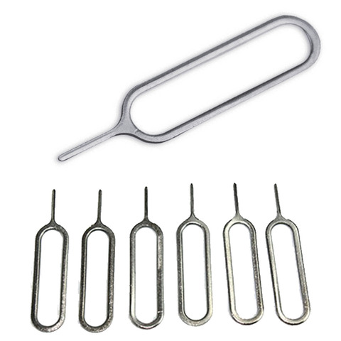 10PCS Sim Card Tray Removal Eject Pin Key Tool Stainless Steel Needle for Apple iPhone iPad Samsung xiaomi Huawei ► Photo 1/6