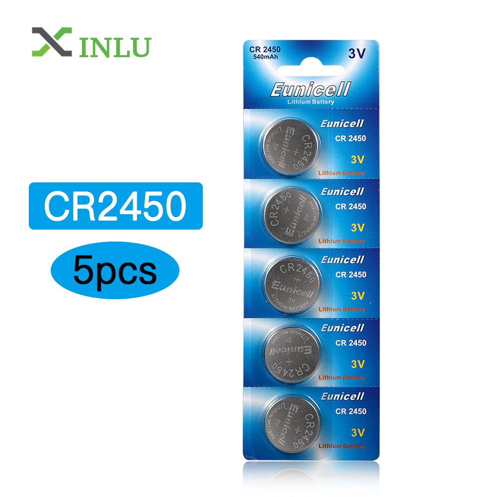 CR2450 3V Lithium Battery (5pcs)