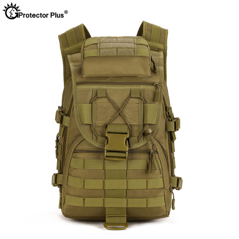PROTECTOR PLUS Military Style Tactical Backpack Waterproof Bag Aurable Adjustable Equipment Backpack 40L Capacity 6 Colors ► Photo 1/1