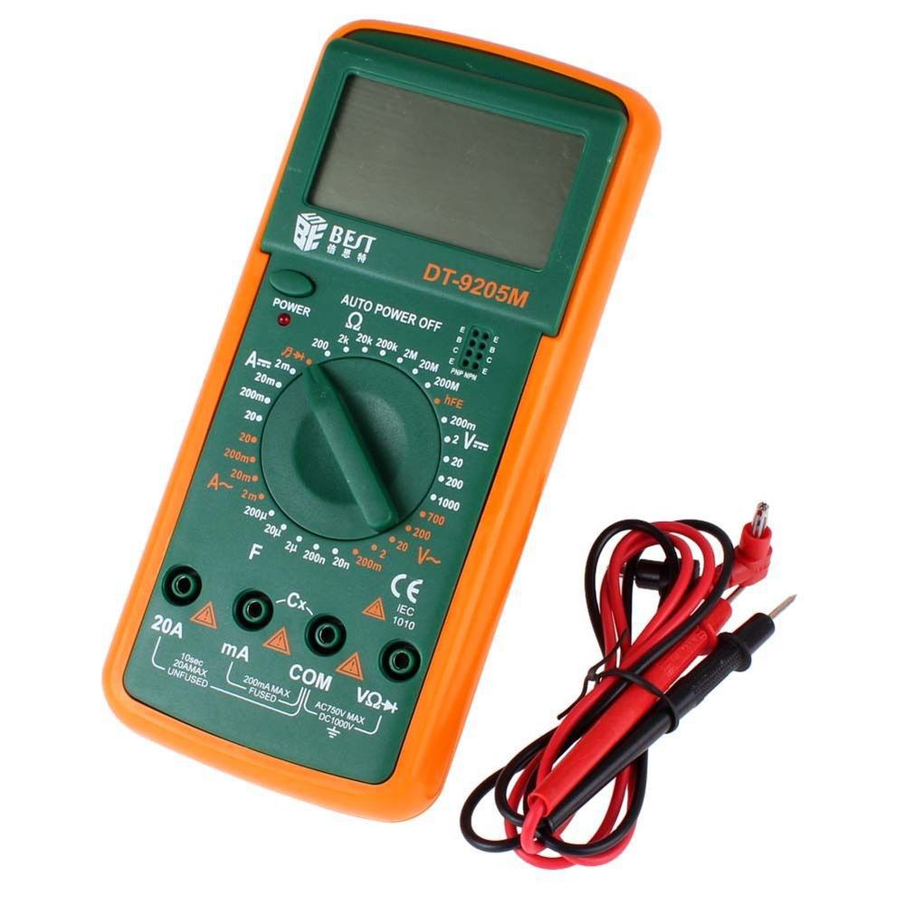 Free Shipping  Wholesale BEST DT9205M Handheld LCD Screen Digital Multimeter With buzzer ► Photo 1/2