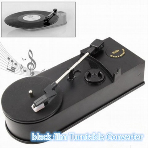 Audio Grabber vinyl phonograph player black film conversion recorder player convert to mp3 to TF Card U Flash Disk, NO PC Needed ► Photo 1/1