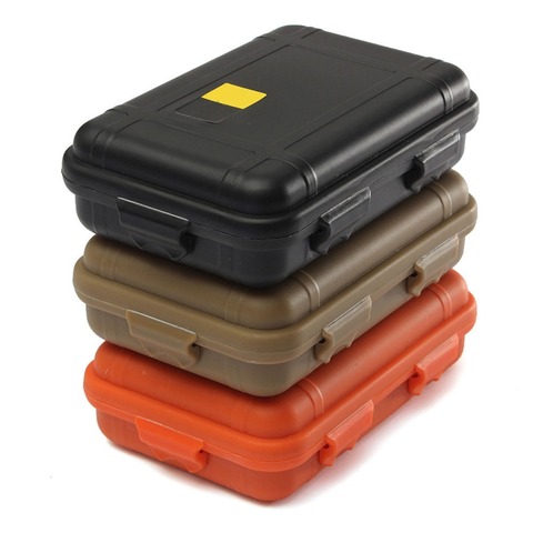 Outdoor Carry Storage Box Case Travel Kit Shockproof Waterproof Storage Box Sealed Container Case Airtight Survival Storage Case ► Photo 1/6