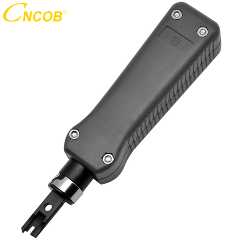 CNCOB TELECOM IMPACT TOOL,wire tracker Punch Down Impact Professional Telecom Phone Cable Cat5/Cat6 RJ11 RJ45 Network Wire Cut ► Photo 1/6