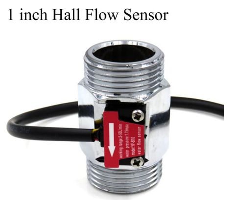 1 Inch Water Flow Hall Sensor Switch Flow Meter DN25 For Industrial turbine flowmeter water flow sensor ► Photo 1/4