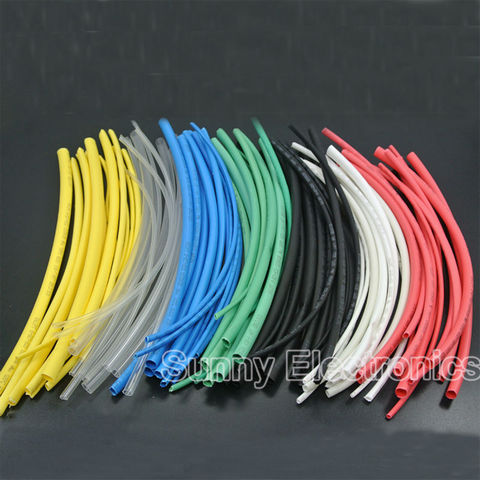 New Kit  6 Sizes  84pcs 7 Colours Assortment 2:1 Heat Shrink Tubing Tube Sleeving Wrap Wire 1.5 to 6mm Heat Shrink ► Photo 1/1