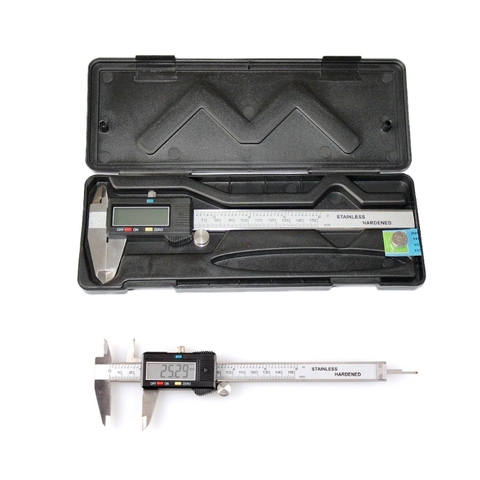 Storage Box Case For 0-150mm Stainless Electronic Digital Vernier Caliper Tool Plastic 242 x 92x 25mm Just Box ► Photo 1/6