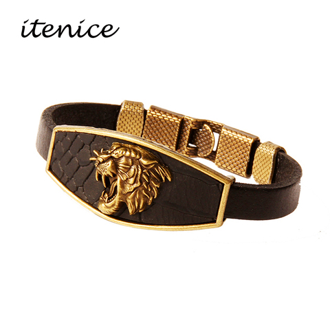 Men's Leather Bracelets - Designer Leather Bracelets for Men