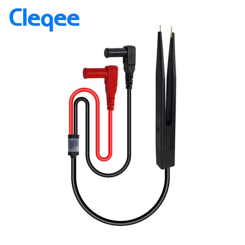 Cleqee P1510 SMD Clip component LCR testing tool Multimeter tester meter Pen probe lead tweezers Compatible with Fluke for Vichy ► Photo 1/5