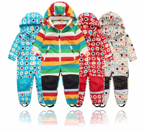 Spring and autumn outdoor children's jumpsuit jacket, boy and girl spring and autumn jumpsuit windproof and waterproof,4 styles ► Photo 1/6