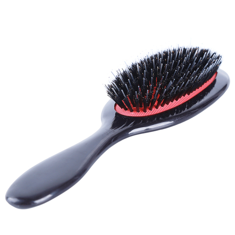 1PC Oval Boar Bristle & Nylon Hair Comb Mini Anti-static Hair Scalp Massage Comb Hairbrush Salon Hair Brush Styling Tool ► Photo 1/6